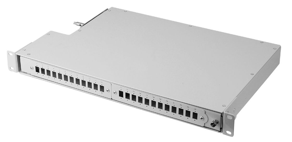 Panel de parches de fibra óptica de tamaño flexible de modo multimodo / único Muestra gratuita YH1004