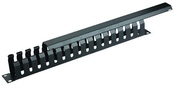 Gestión de cables de montaje de rack de alto rendimiento 1U, Gestión de cables de amplificador con cubierta YH4040