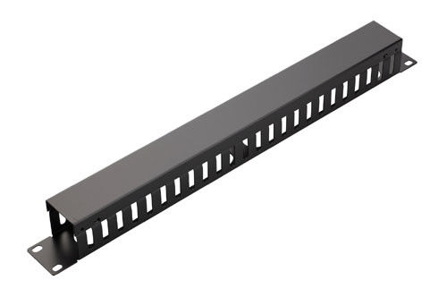 Gestión de cables de montaje de rack de alto rendimiento 1U, Gestión de cables de amplificador con cubierta YH4040