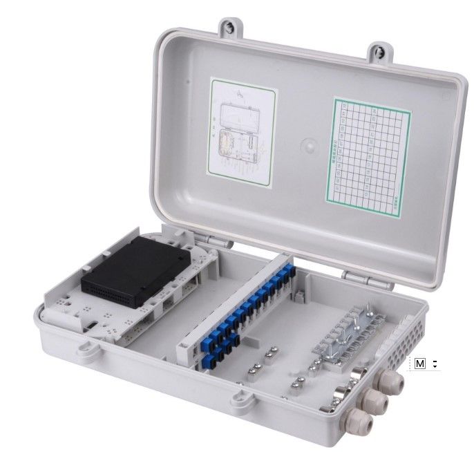 Cabinet de distribución de fibra óptica de color uniforme de alta densidad de protección fuerte YH3029