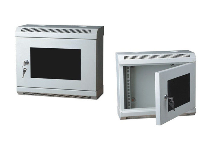 Pequeño gabinete del servidor de red del Pared-soporte de 10 pulgadas con la puerta de cristal YH2007