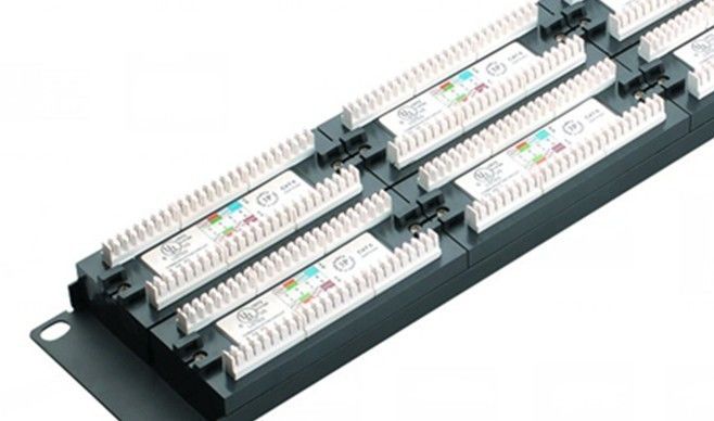 Los paneles de remiendo de Ethernet del panel de remiendo de la red de Cat6 UTP 48port 2U amperio conductor YH4016 de 0,4 - de 0.7m m