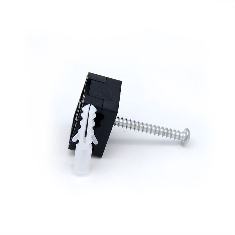Clip de cable durable de descenso de la fibra óptica de los accesorios de la fibra óptica con el tornillo cruzado YH1050
